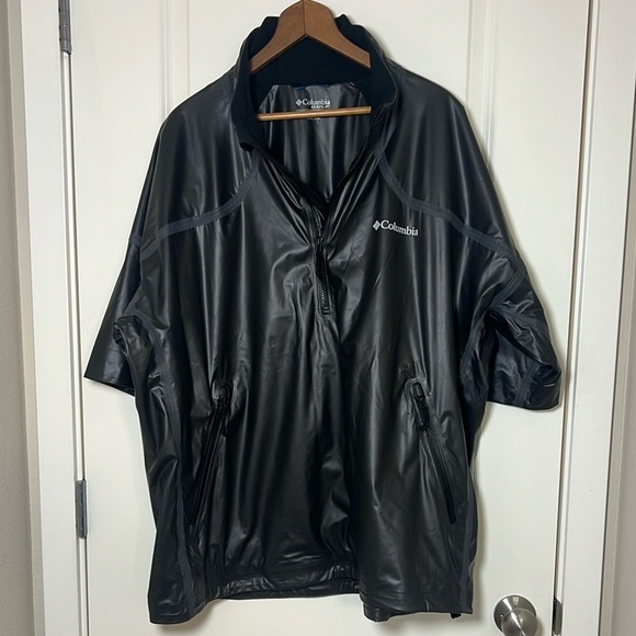 Columbia Golf Men's OutDry Extreme Waterproof Half Zip Shirt Black XXL - Picture 10 of 10